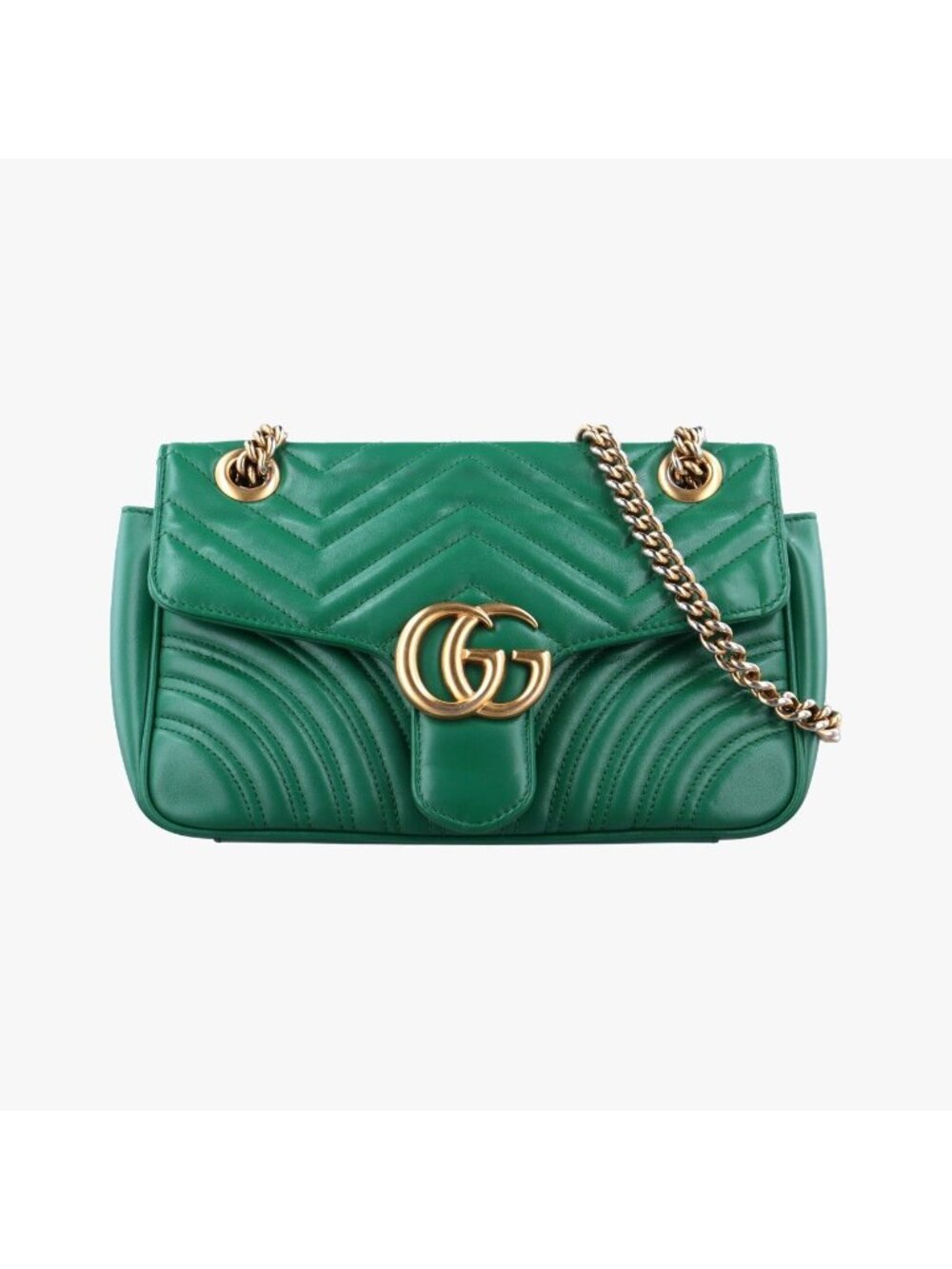 Gucci GG Marmont Green Leather
